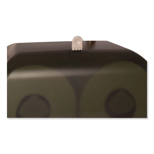 Twin Jumbo Roll Bath Tissue Dispenser, 19.29 X 5.51 X 11.83, Smoke/gray - Image 2