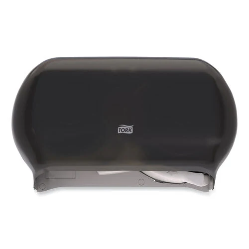 Twin Standard Roll Bath Tissue Dispenser, 12.75 X 5.57 X 8.25, Smoke - Image 1