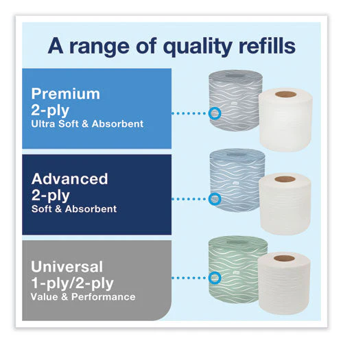 Twin Standard Roll Bath Tissue Dispenser, 12.75 X 5.57 X 8.25, Smoke - Image 2