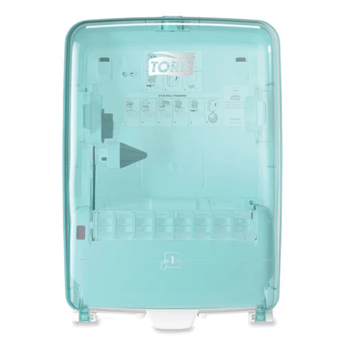 Washstation Dispenser, 12.56 X 10.57 X 18.09, Aqua/white - Image 1