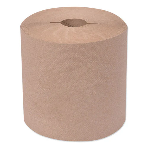 Universal Hand Towel Roll, Notched, 1-ply, 7.5" X 800 Ft, Natural, 6 Rolls/carton - Image 1
