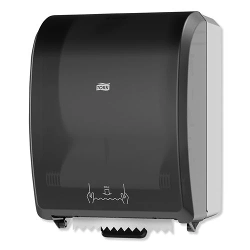 Mechanical Hand Towel Roll Dispenser, H80 System, 12.32 X 9.32 X 15.95, Black - Image 3
