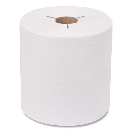 Advanced Hand Towel Roll, Notched, 1-ply, 8 X 10, White, 6 Rolls/carton - Image 1