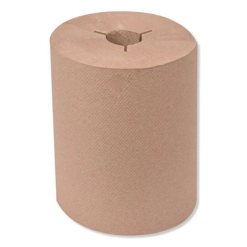 Universal Hand Towel Roll, Notched, 1-ply, 8" X 425 Ft, Natural, 12 Rolls/carton - Image 1