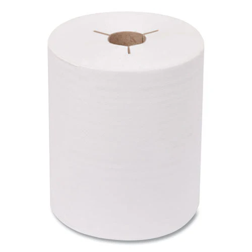 Advanced Hand Towel Roll, Notched, 1-ply, 8 X 11, White, 491/roll, 12 Rolls/carton - Image 1