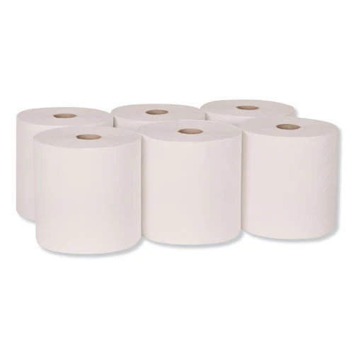 Advanced Hardwound Roll Towel, 1-ply, 7.88" X 800 Ft, White, 6 Rolls/carton - Image 3
