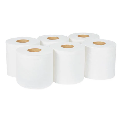 Centerfeed Hand Towel, 2-ply, 7.6 X 11.75, White, 530/roll, 6 Roll/carton - Image 3