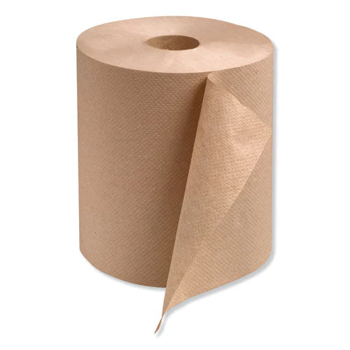 Universal Hardwound Roll Towel, 1-ply, 7.88" X 600 Ft, Natural, 12/carton - Image 2