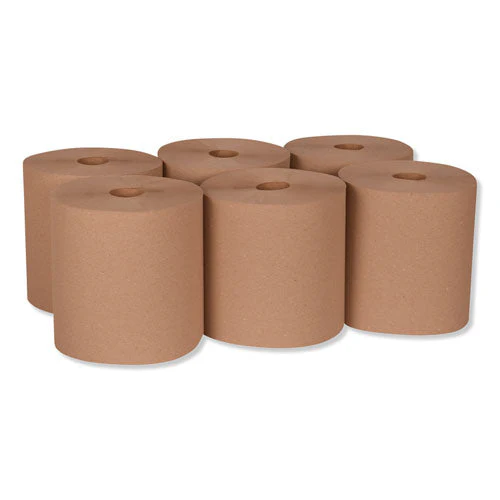 Universal Hand Towel Roll, 1-ply, 7.88" X 800 Ft, Natural, 6 Rolls/carton - Image 3