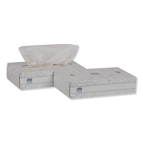 Universal Facial Tissue, 2-ply, White, 100 Sheets/box, 30 Boxes/carton - Image 3