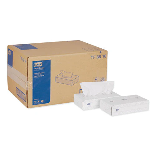 Advanced Facial Tissue, 2-ply, White, Flat Box, 100 Sheets/box, 30 Boxes/carton - Image 1
