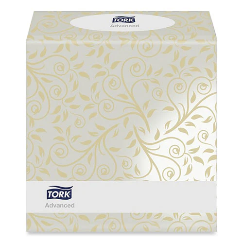 Advanced Facial Tissue, 2-ply, White, Cube Box, 94 Sheets/box, 36 Boxes/carton - Image 1