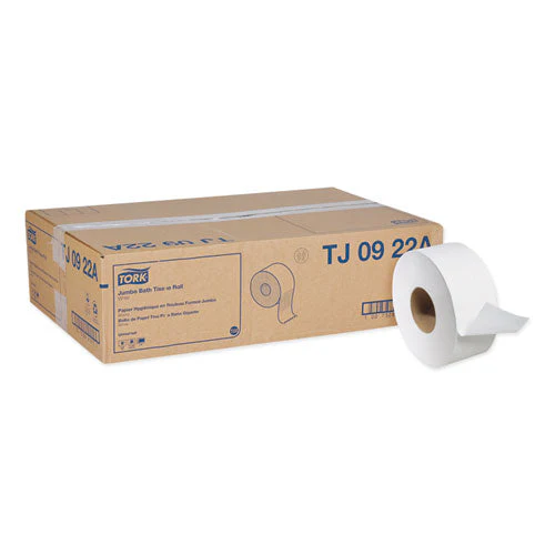 Universal Jumbo Bath Tissue, Septic Safe, 2-ply, White, 3.48" X 1,000 Ft, 12/carton - Image 1