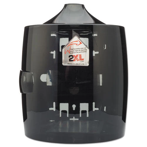 Contemporary Wall Mount Wipe Dispenser, 11 X 11 X 13, Smoke Gray - Image 1
