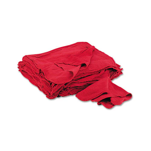 Red Shop Towels, Cloth, 14 X 15, 50/pack - Image 1