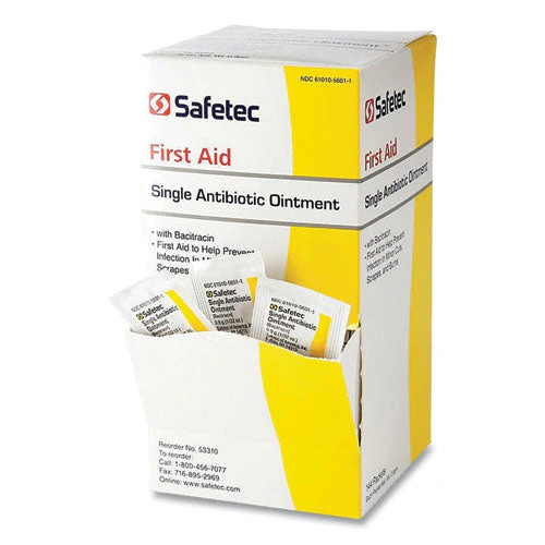 First Aid Single Antibiotic Ointment, 0.03 Oz Packet, 144/box - Image 1