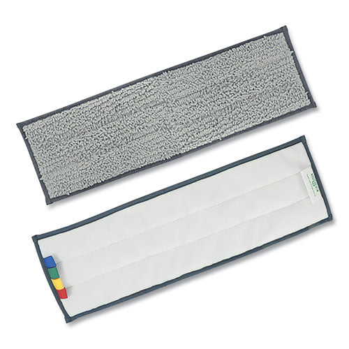Excella Reusable Mopping Pad, 20 X 6, Gray With Color-coding Tabs - Image 1