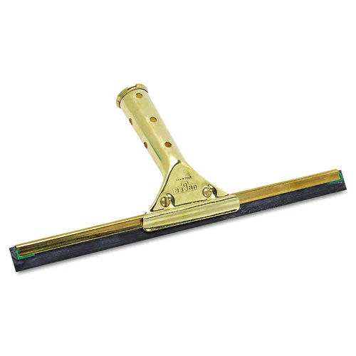 Golden Clip Brass Squeegees, 12" Wide Blade, 4.5" Handle - Image 1