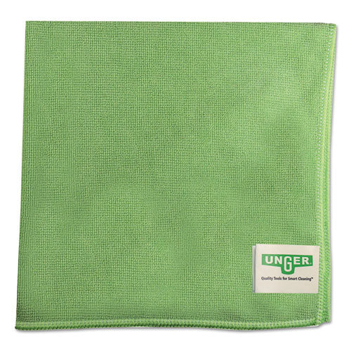 Smartcolor Microwipes, Microfiber, 16 X 15, Green, 10/pack - Image 1