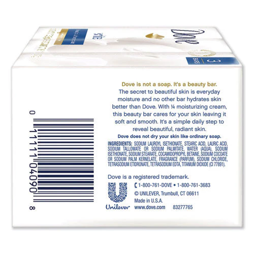 White Beauty Bar, Light Scent, 3.17 Oz, 12/carton - Image 3