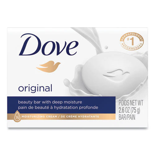 White Beauty Bar, Light Scent, 2.6 Oz - Image 1