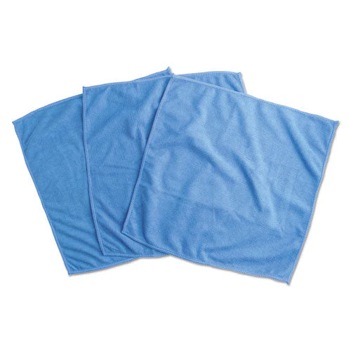 Microfiber Cleaning Cloth, 12 X 12, Blue, 3/pack - Image 3
