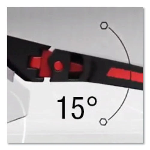 Avatar Safety Glasses, Black/red Polycarbonate Frame, Gray Polycarbonate Lens - Image 2