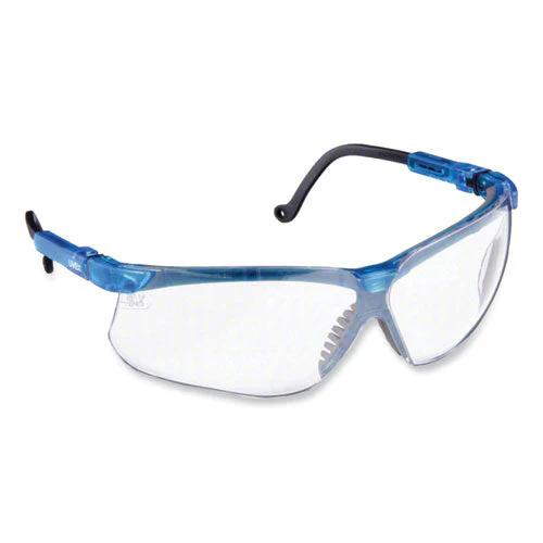 Genesis Safety Eyewear, Translucent Blue/black Frame, Clear Lens - Image 1