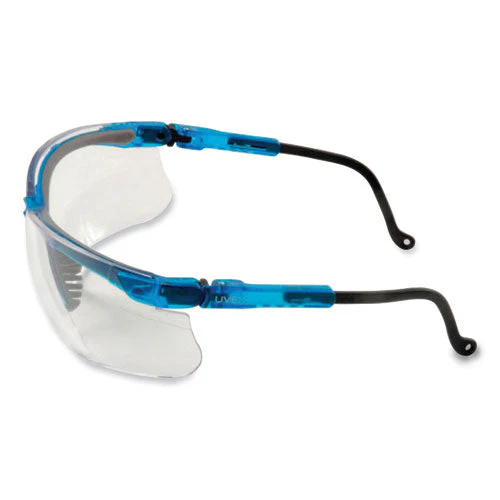 Genesis Safety Eyewear, Translucent Blue/black Frame, Clear Lens - Image 2