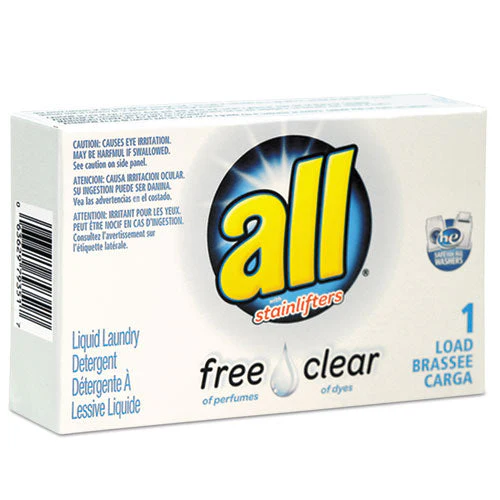 Free Clear He Liquid Laundry Detergent, Unscented, 1.6 Oz Vend-box, 100/carton - Image 1