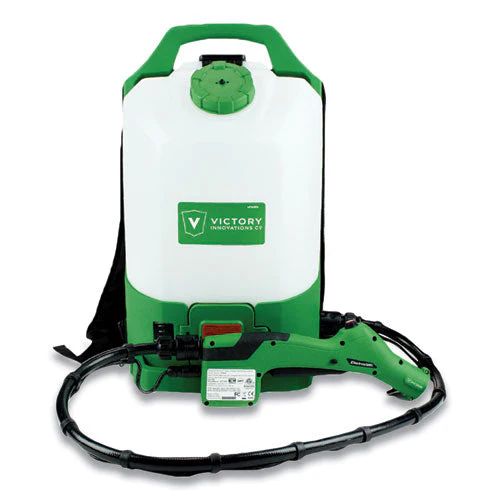 Professional Cordless Electrostatic Backpack Sprayer, 2.25 Gal, 0.65" X 48" Hose, Green/translucent White/black - Image 3