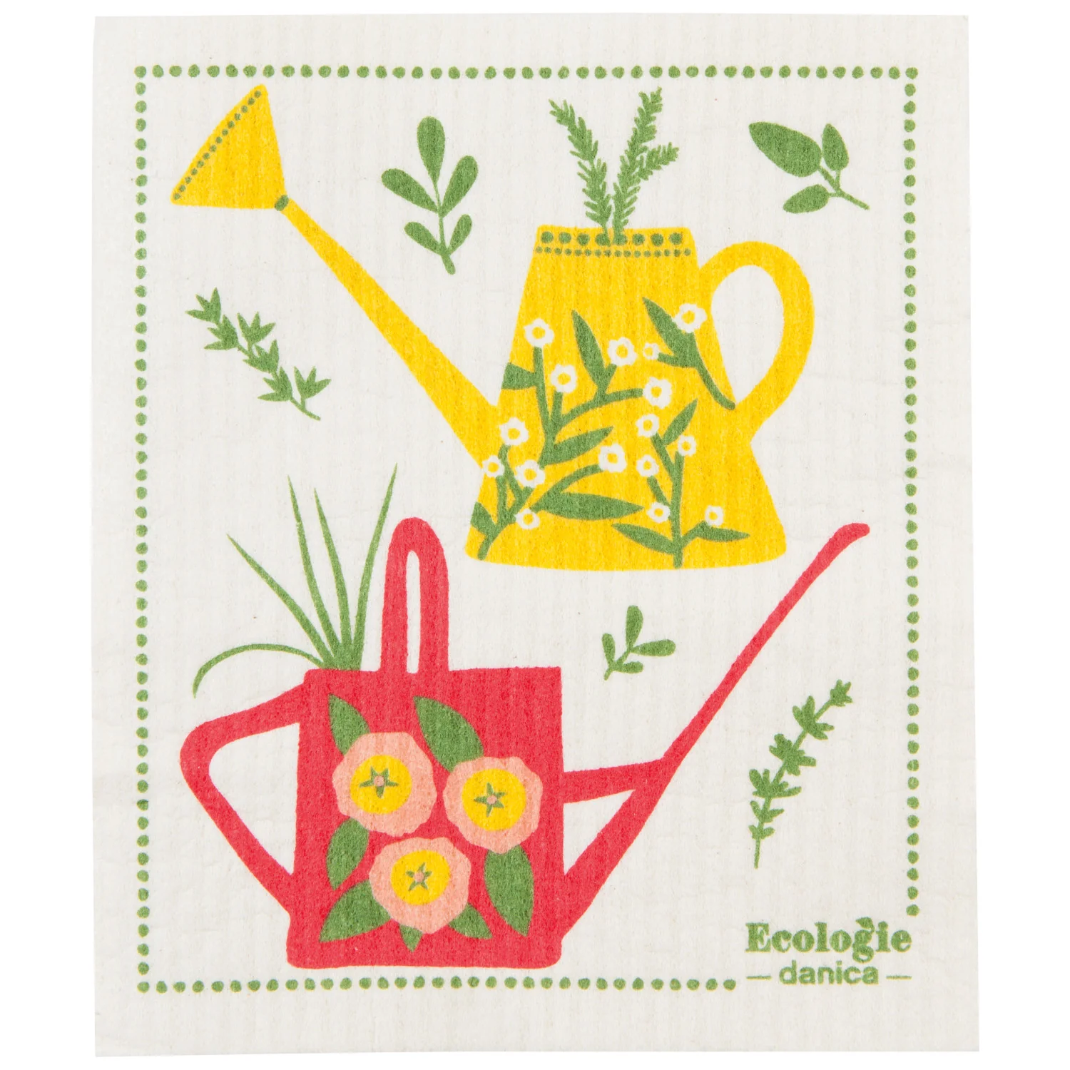 Swedish Dish Cloth - Watering Cans - Image 1