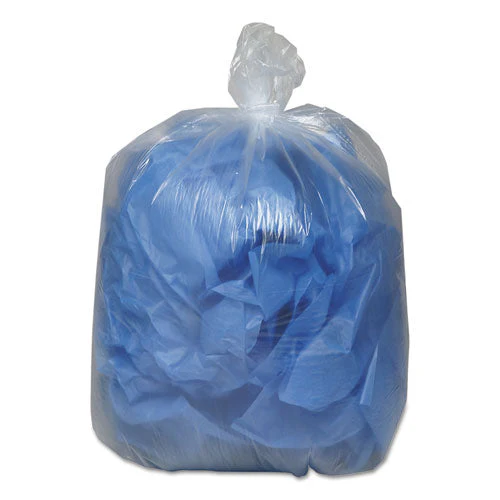 Linear Low-density Can Liners, 16 Gal, 0.6 Mil, 24" X 33", Clear, 25 Bags/roll, 20 Rolls/carton - Image 2