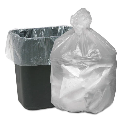 Waste Can Liners, 16 Gal, 6 Mic, 24" X 31", Natural, 50 Bags/roll, 20 Rolls/carton - Image 1