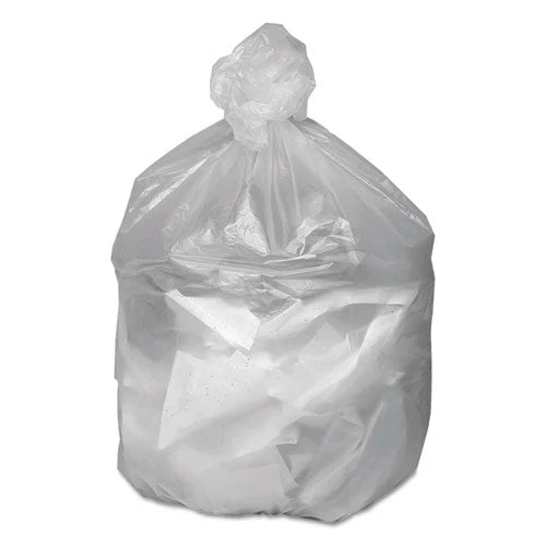Waste Can Liners, 60 Gal, 12 Mic, 38" X 58", Natural, 20 Bags/roll, 10 Rolls/carton - Image 2