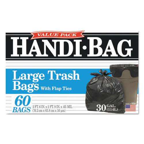 Super Value Pack, 30 Gal, 0.65 Mil, 30" X 33", Black, 60/box - Image 2