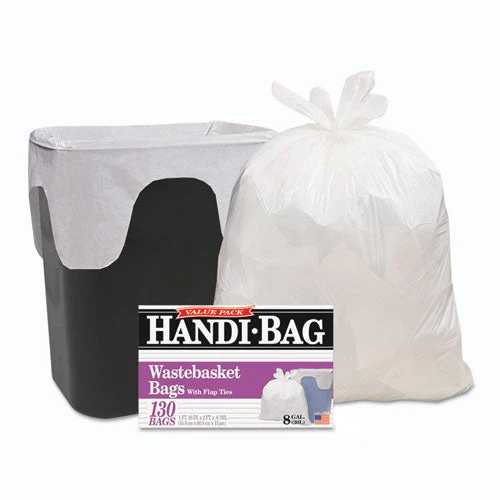 Super Value Pack, 8 Gal, 0.6 Mil, 22" X 24", White, 130/box - Image 1
