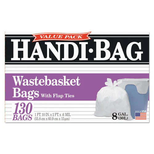 Super Value Pack, 8 Gal, 0.6 Mil, 22" X 24", White, 130/box - Image 2