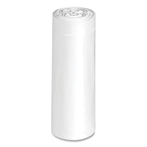 Linear-low-density Recycled Tall Kitchen Bags, 13 Gal, 0.85 Mil, 24" X 33", White, 15 Bags/roll, 10 Rolls/box - Image 3