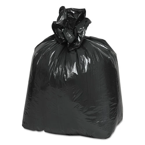 Linear Low Density Recycled Can Liners, 10 Gal, 0.85 Mil, 24" X 23", Black, 25 Bags/roll, 20 Rolls/carton - Image 2