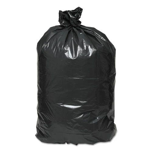 Linear Low Density Recycled Can Liners, 33 Gal, 1.65 Mil, 33" X 39", Black, 10 Bags/roll, 10 Rolls/carton - Image 2