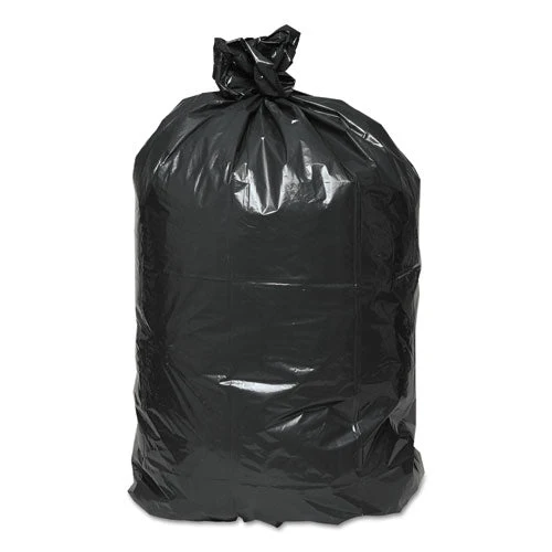 Linear Low Density Recycled Can Liners, 56 Gal, 2 Mil, 43" X 47", Black, 10 Bags/roll, 10 Rolls/carton - Image 2