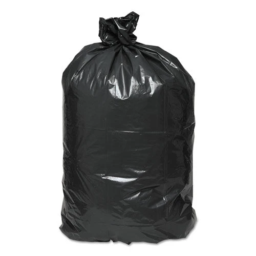Linear Low Density Recycled Can Liners, 45 Gal, 1.65 Mil, 40" X 46", Black, 10 Bags/roll, 10 Rolls/carton - Image 2