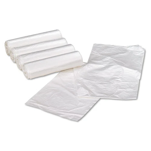Can Liners, 33 Gal, 11 Mic, 33" X 40", Natural, 10 Bags/roll, 10 Rolls/carton - Image 2
