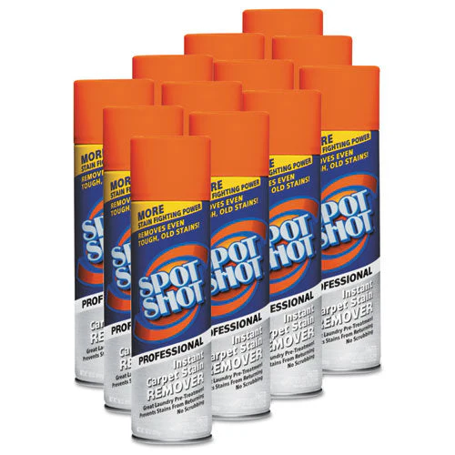 Spot Shot Professional Instant Carpet Stain Remover, 18 Oz Aerosol Spray, 12/carton - Image 2