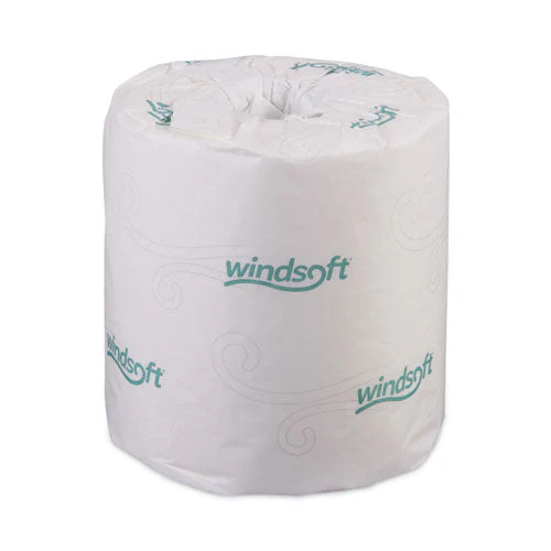 Bath Tissue, Septic Safe, Individually Wrapped Rolls, 2-ply, White, 500 Sheets/roll, 96 Rolls/carton - Image 1