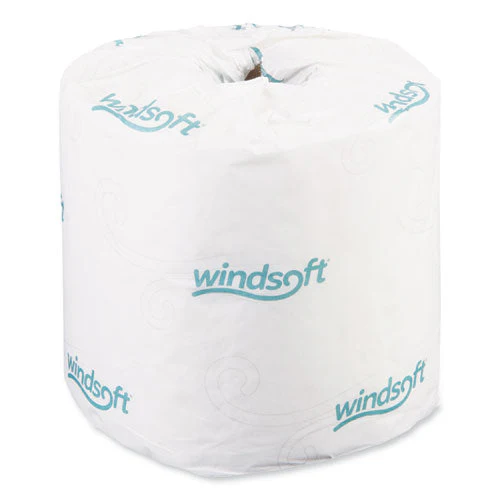 Bath Tissue, Septic Safe, Individually Wrapped Rolls, 2-ply, White, 400 Sheets/roll, 24 Rolls/carton - Image 1