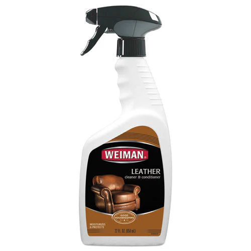 Leather Cleaner And Conditioner, Floral Scent, 22 Oz Trigger Spray Bottle, 6/ct - Image 1