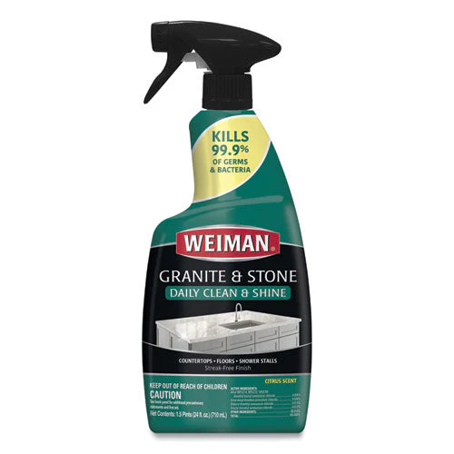 Granite Cleaner And Polish, Citrus Scent, 24 Oz Spray Bottle - Image 1