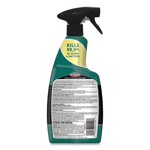 Granite Cleaner And Polish, Citrus Scent, 24 Oz Spray Bottle - Image 2